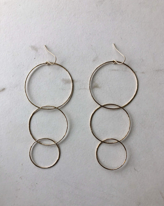 HARLOW Triple Drop Earrings - Nashelle