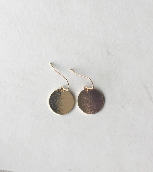 HARLOW Solid Circle Earrings - Nashelle