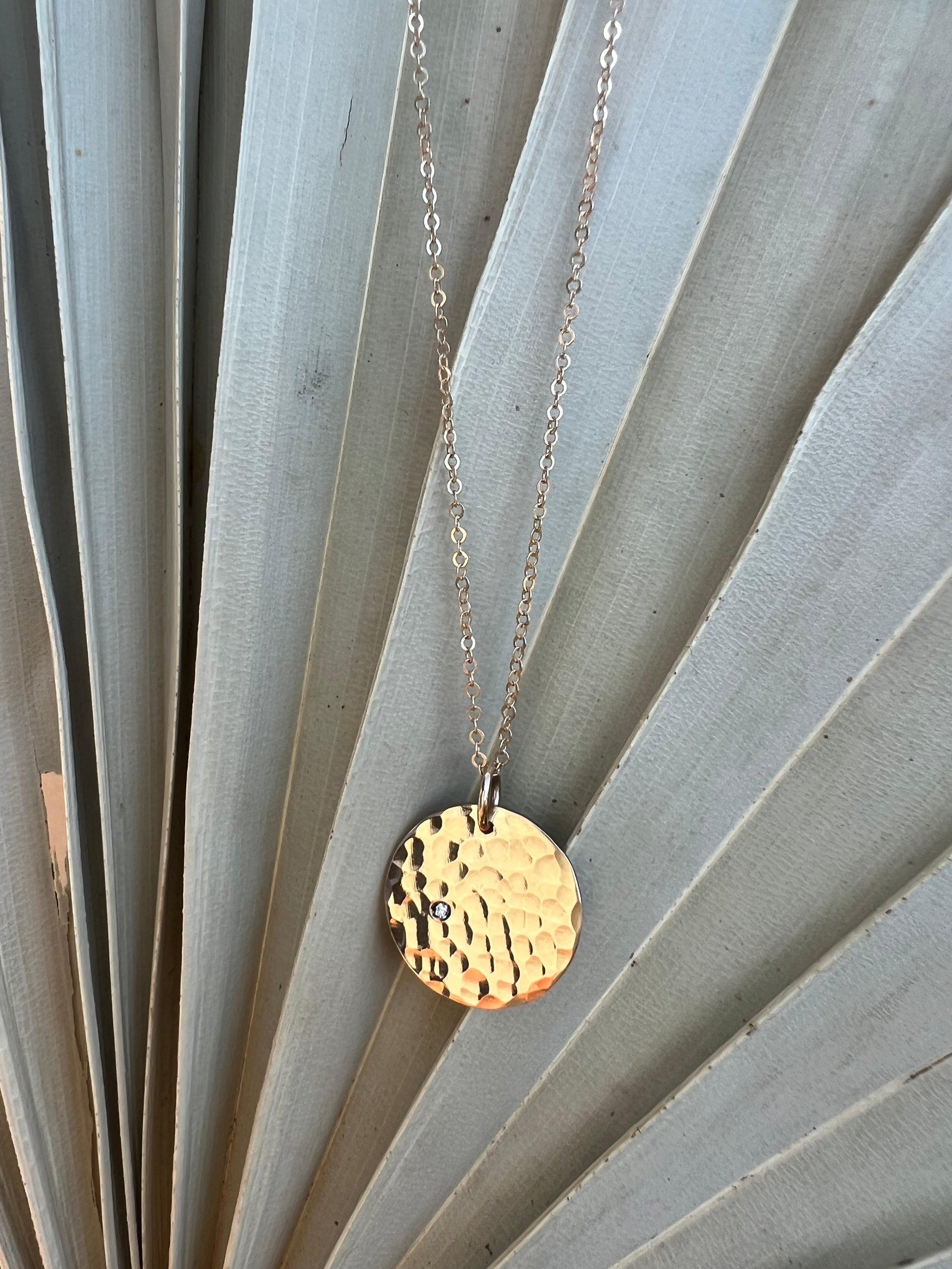 Diamond Moon Necklace - Nashelle