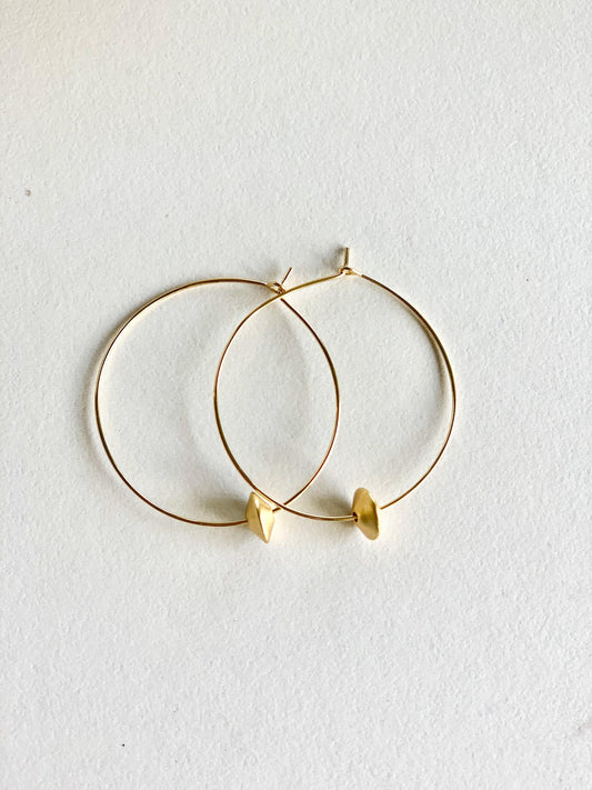 HARLOW Bead Hoop Earring - Nashelle