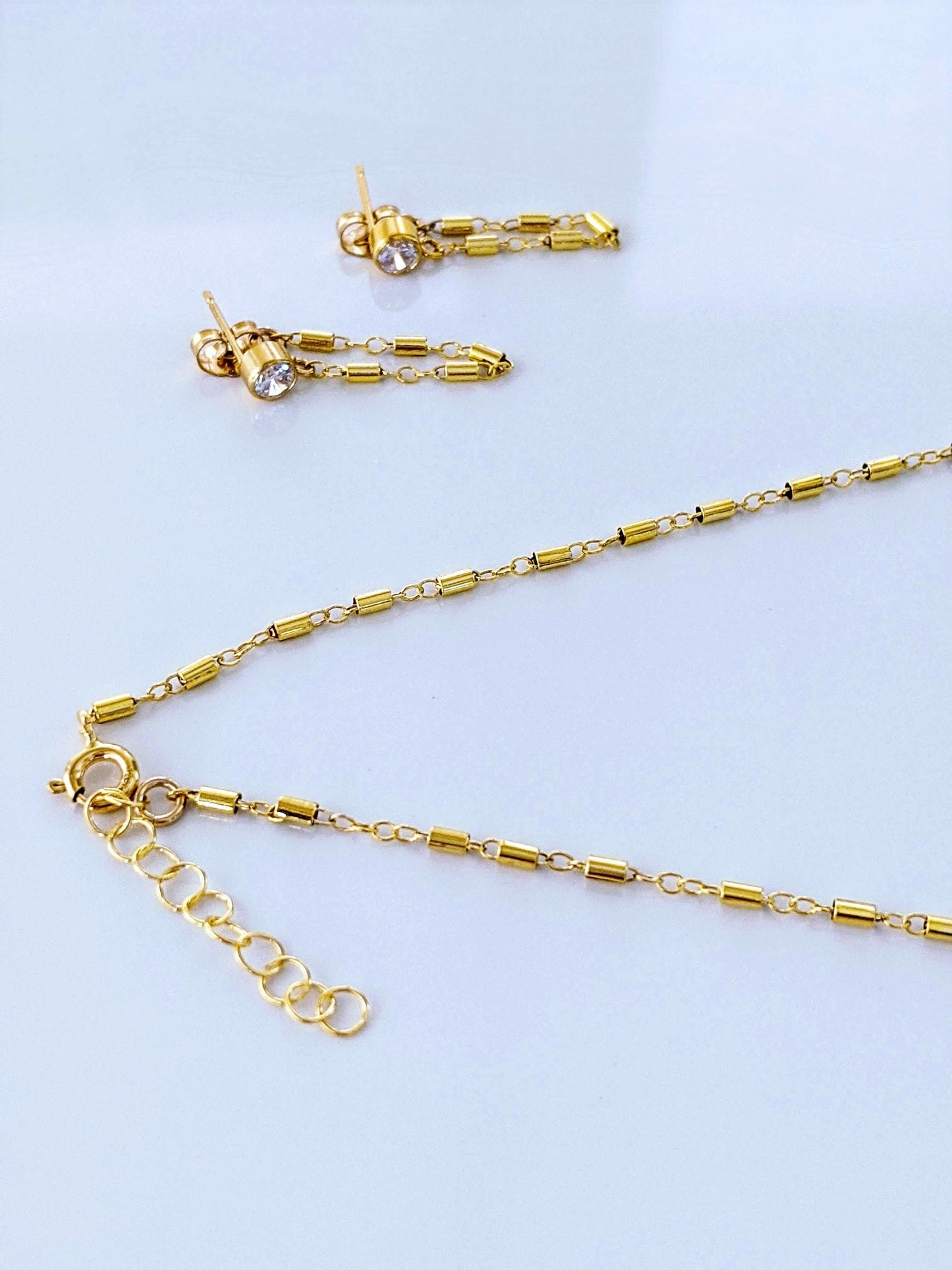 Tube Drop Wrap Earrings - Nashelle