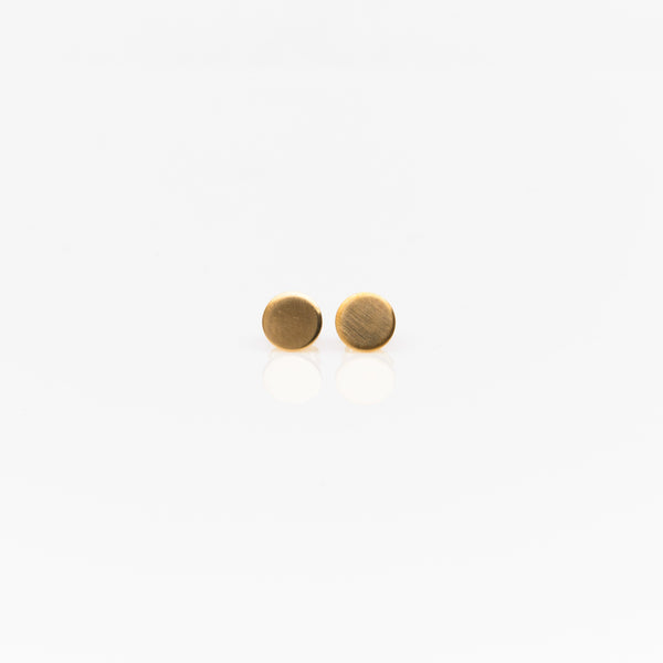 Button Stud Earring - Nashelle