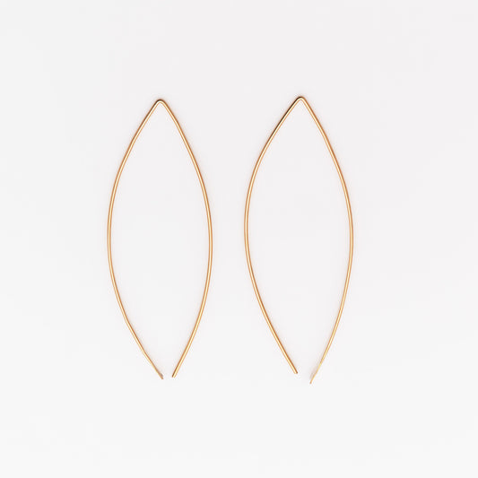 Arc Slide Thru Earrings - Nashelle