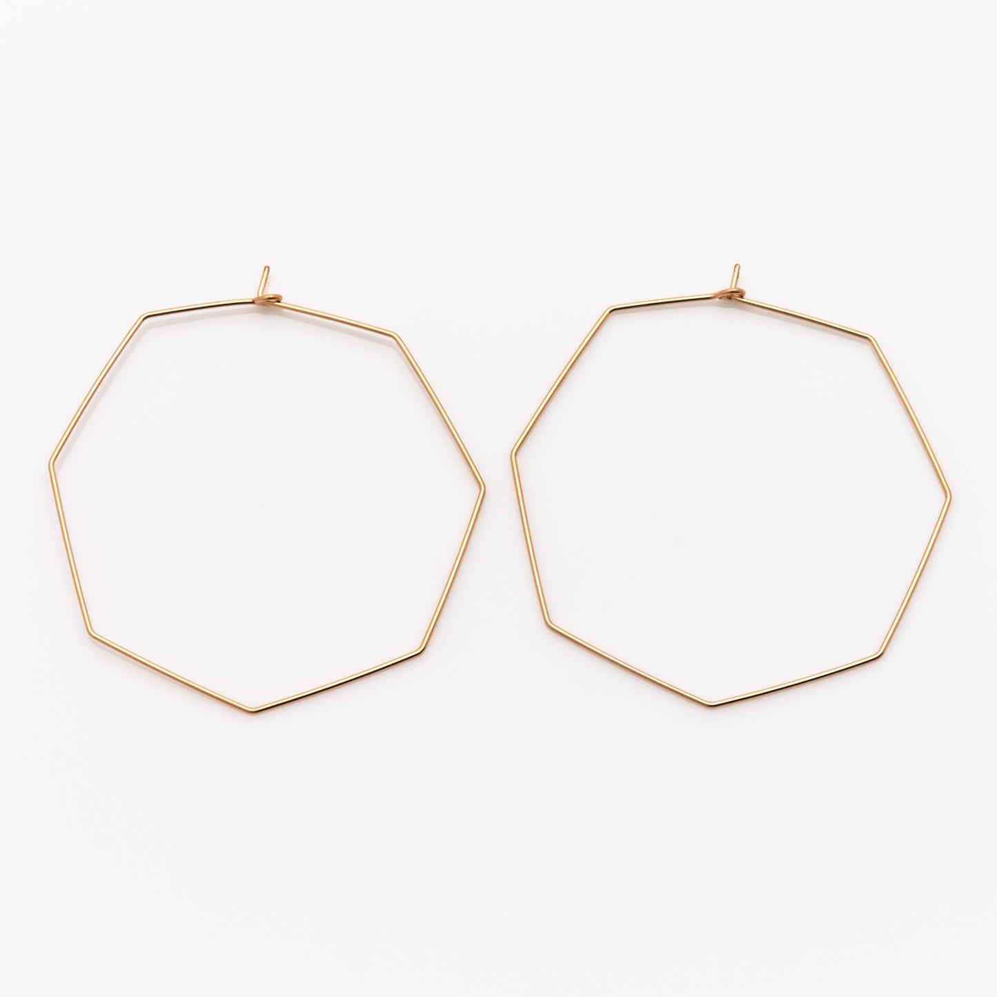 Octagon Hoop Earrings - Nashelle