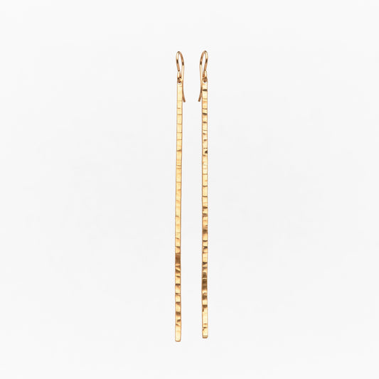 Hammered Stick Earrings - Nashelle