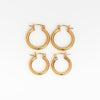 Muse Gold Hoops - Nashelle