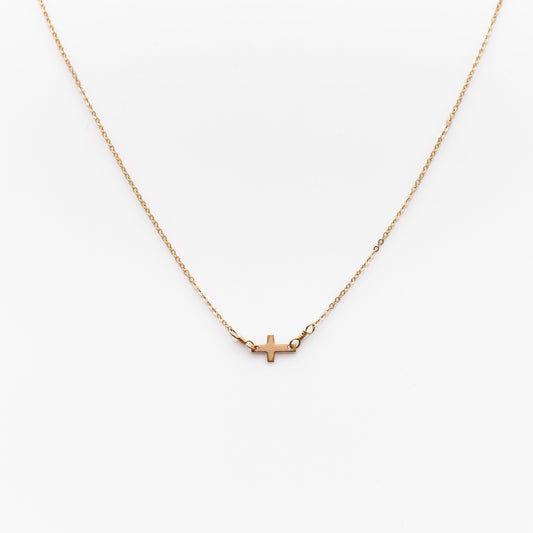 Mini Side Cross Choker - Nashelle