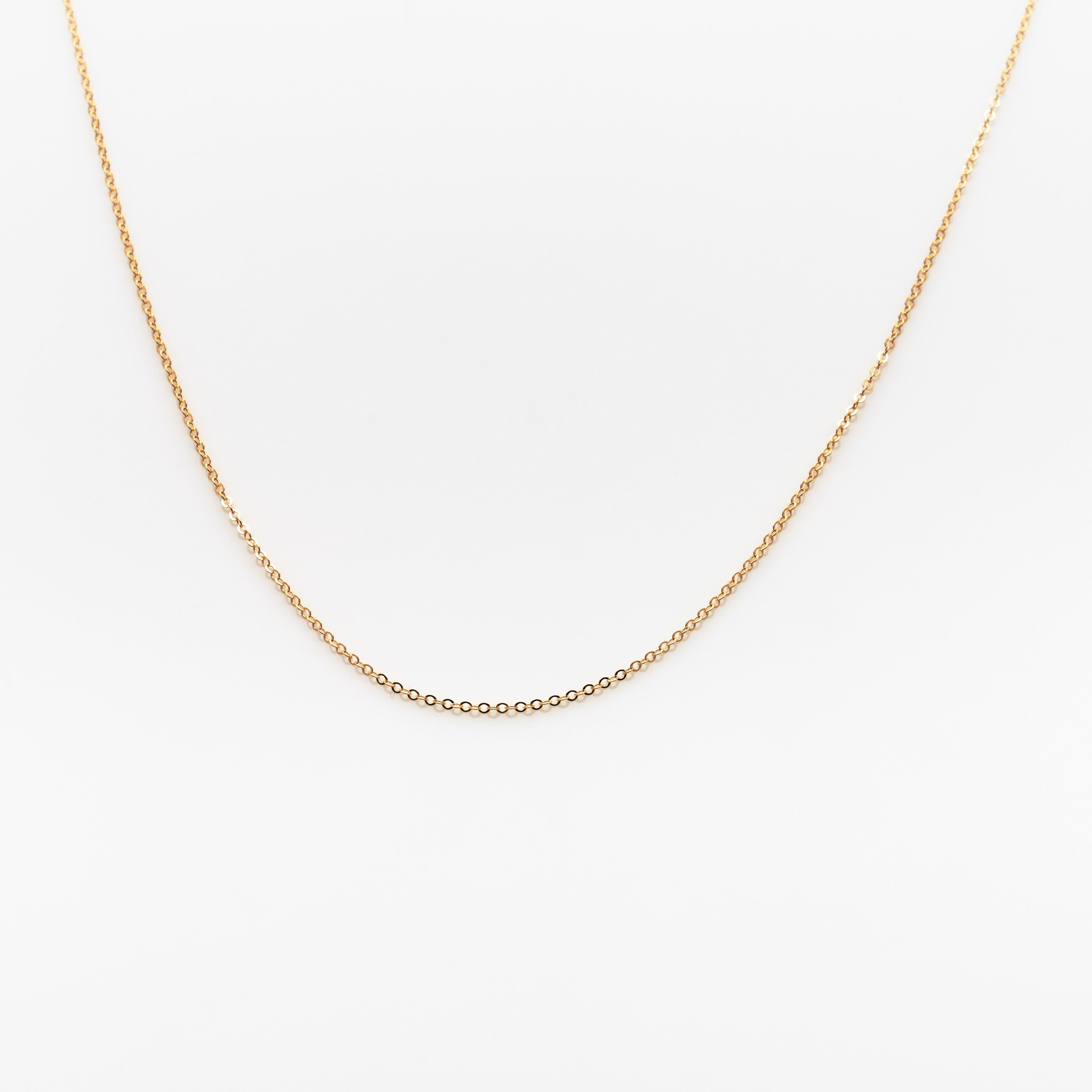VERSION 2.0  14k Gold Filled Tiny Coins T-Row Dainty Chain