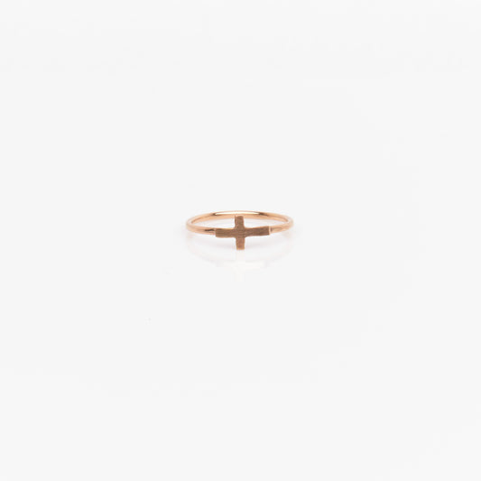 Cross Charm Ring - Nashelle