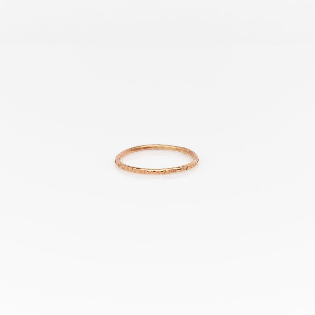 Thin Textured Ring - Nashelle