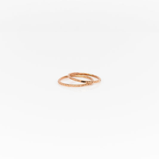 Thin Textured Ring - Nashelle
