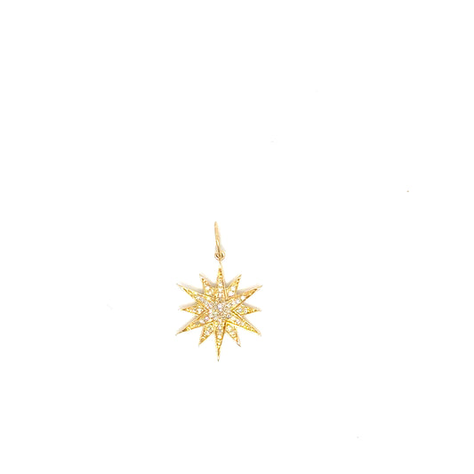 Diamond Starburst Charm