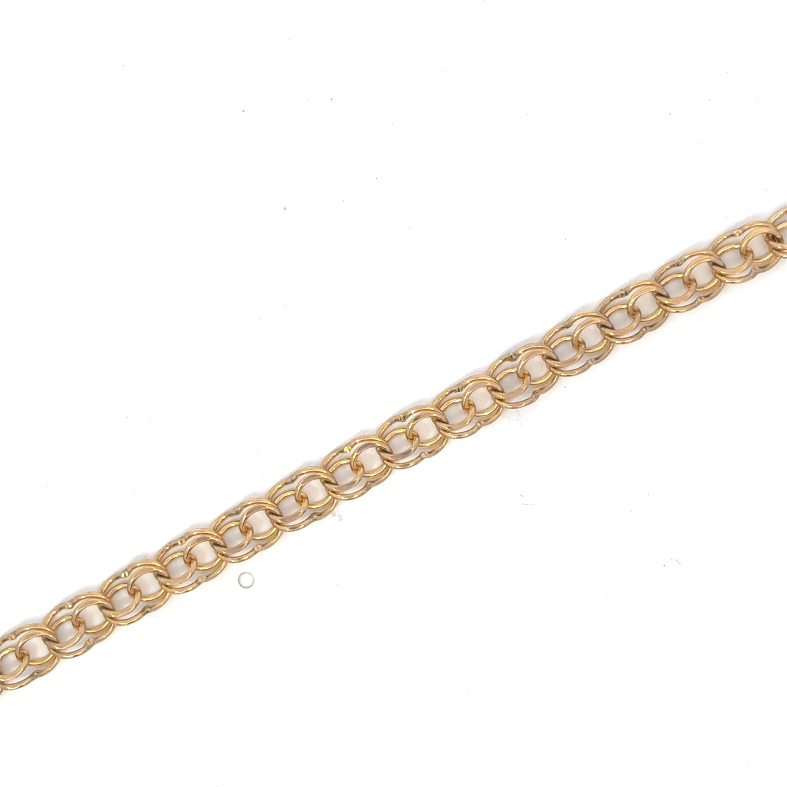 Double Link Charm Bracelet