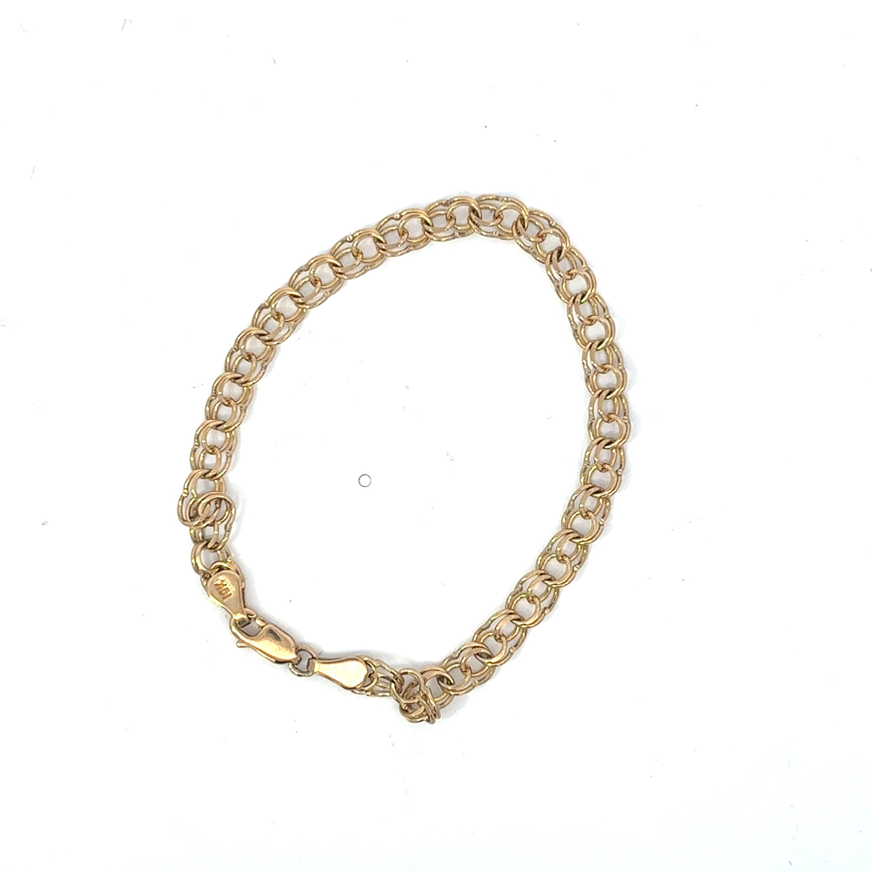 Double Link Charm Bracelet