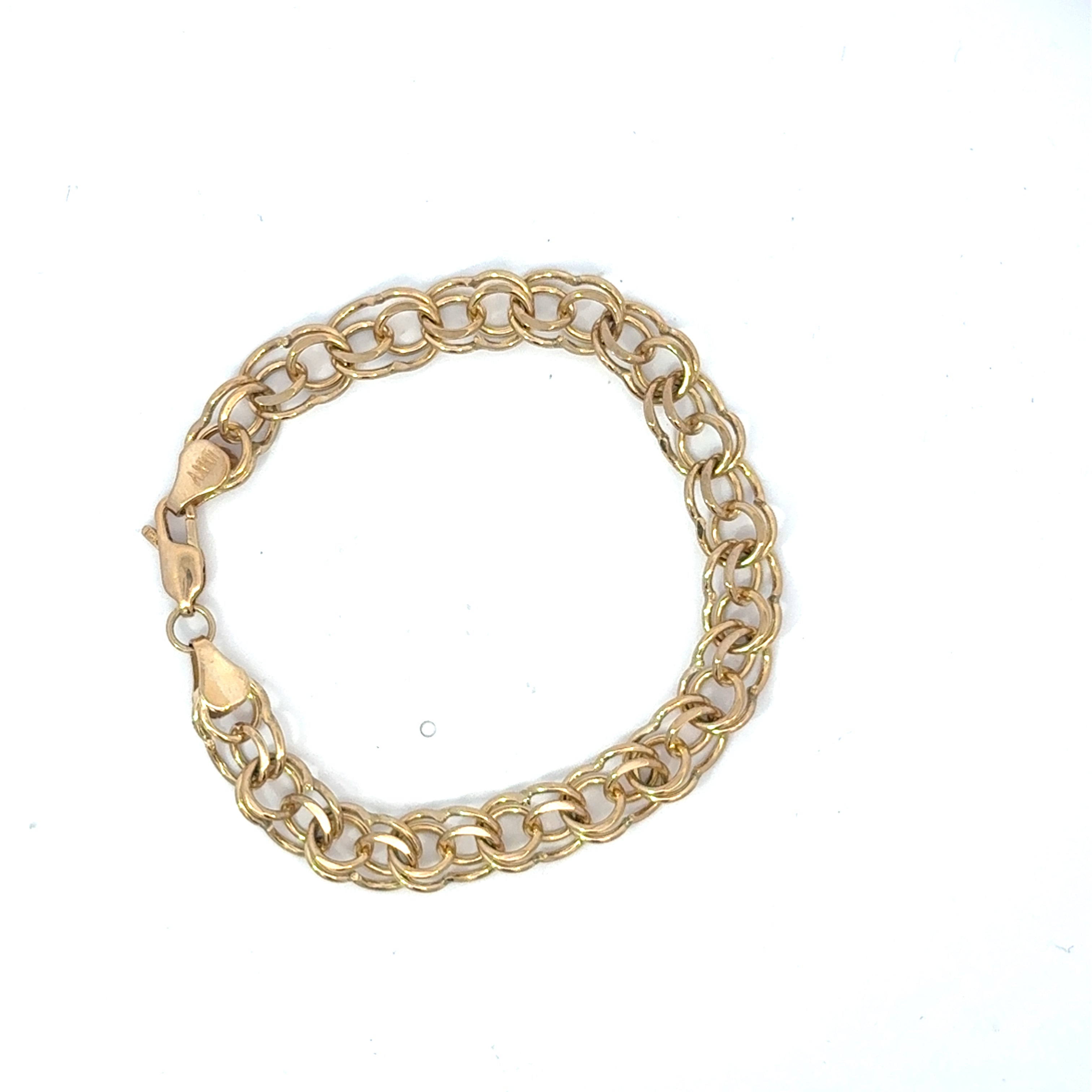 Double Link Charm Bracelet