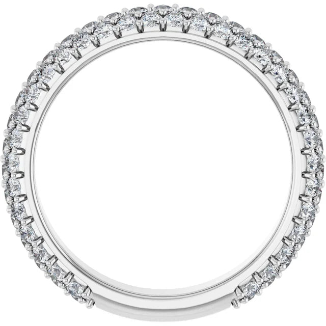 14kwg Diamond Anniversary Band