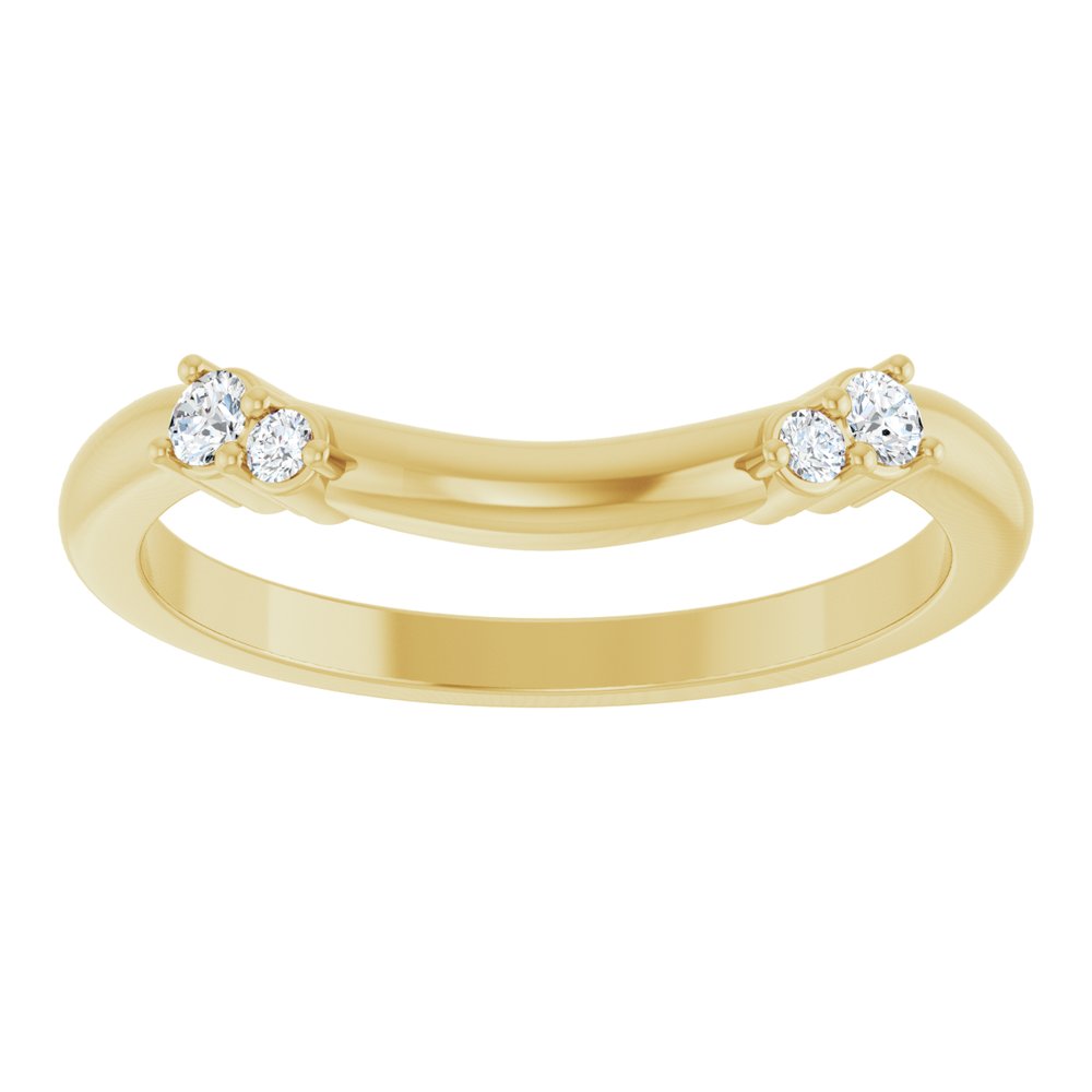 Double Diamond Contour Band