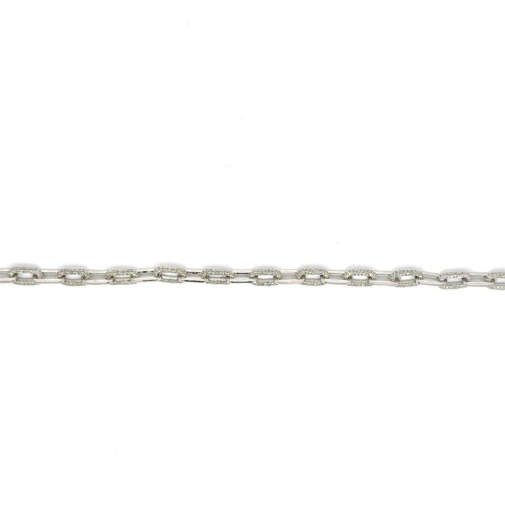 Alternating Diamond Link Unity Bracelet
