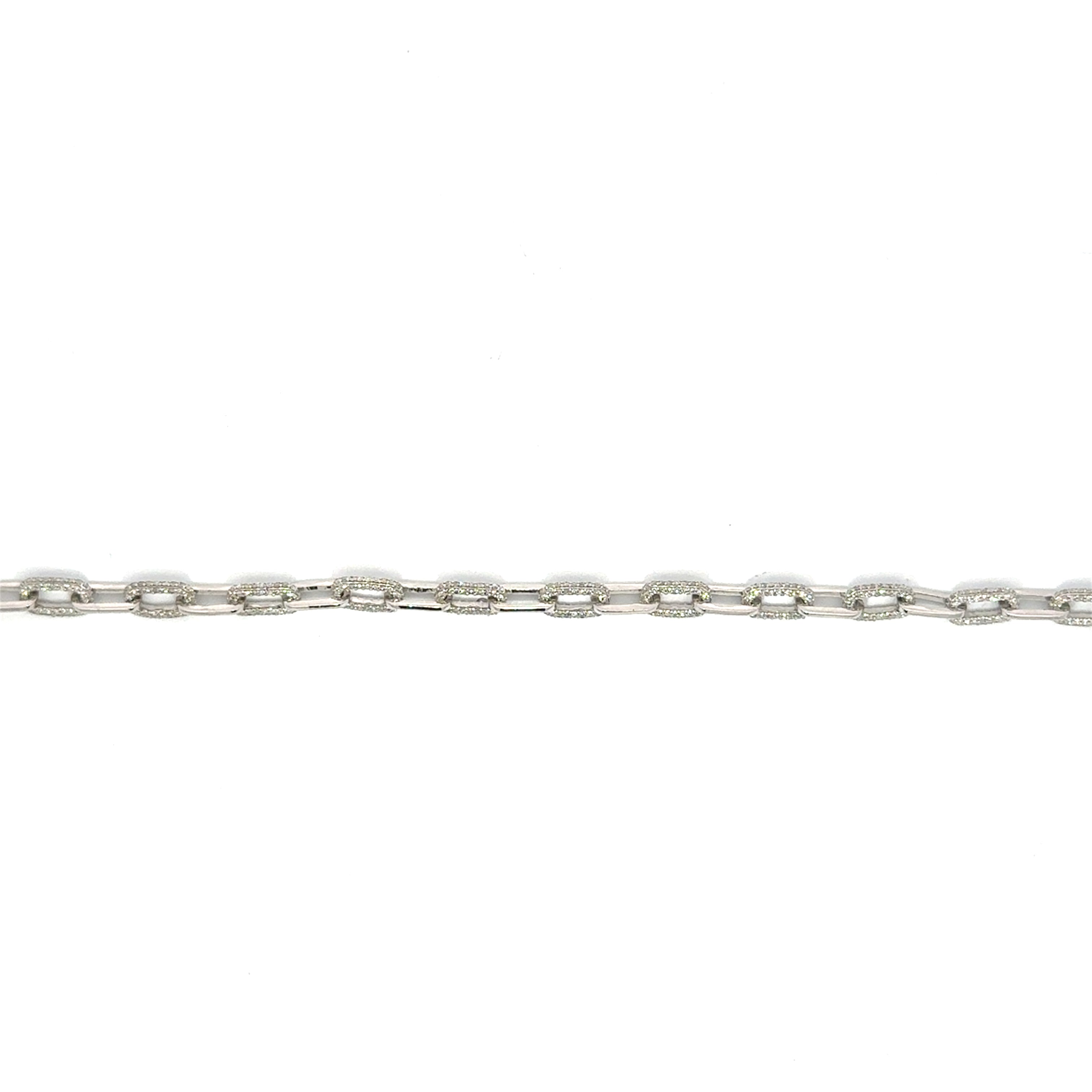Alternating Diamond Link Unity Bracelet