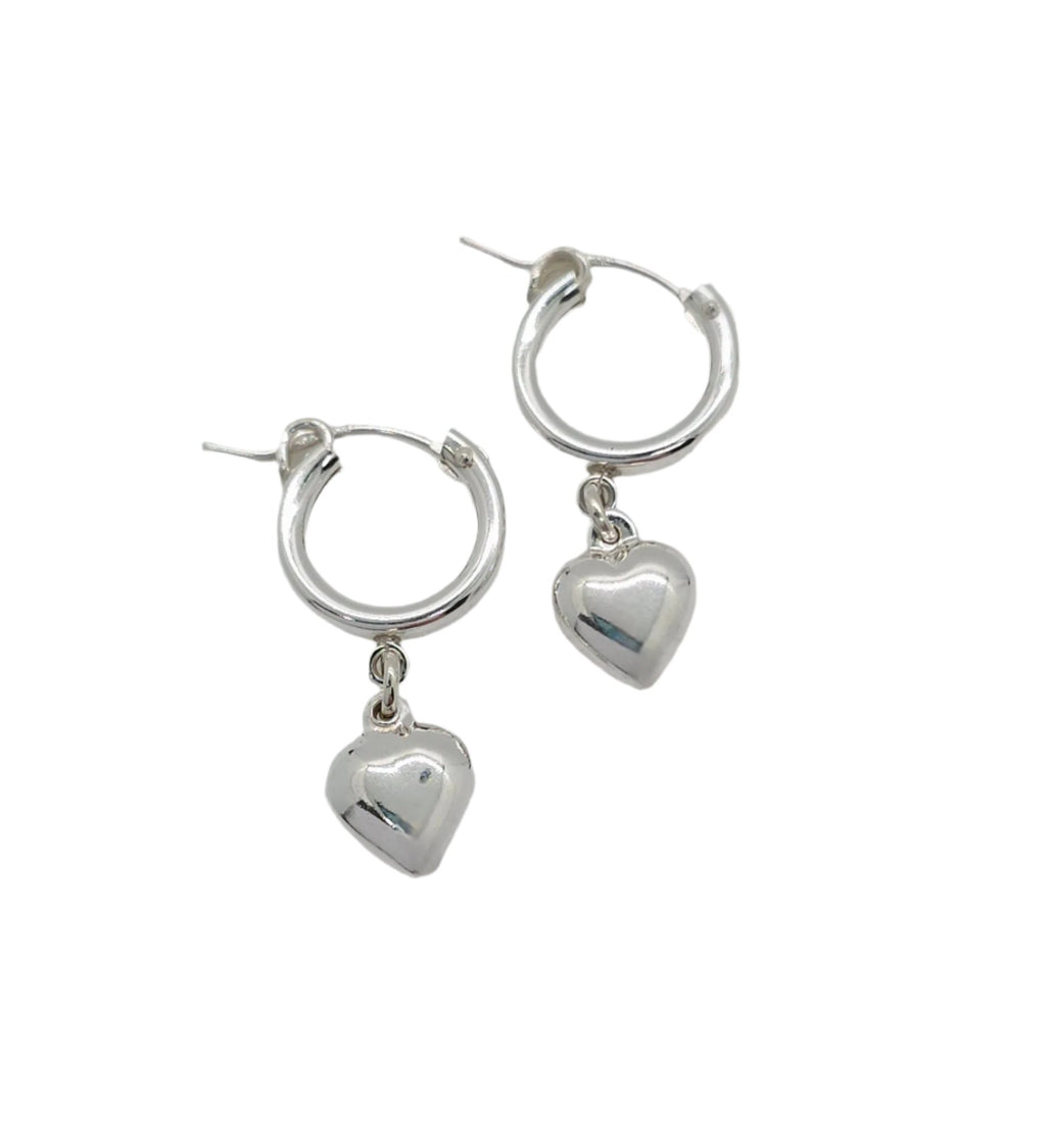 Puffy Heart Earrings