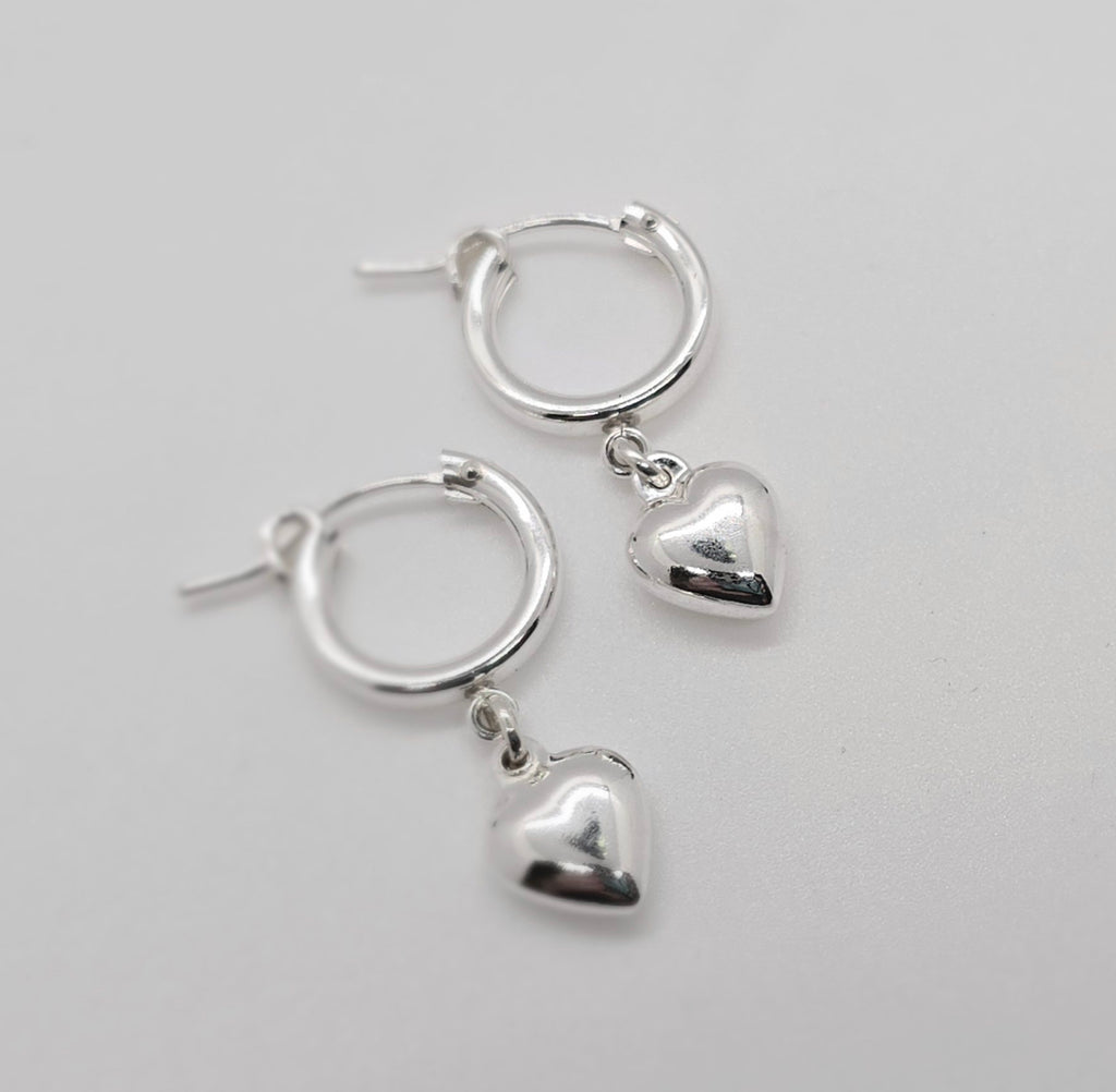 Puffy Heart Earrings