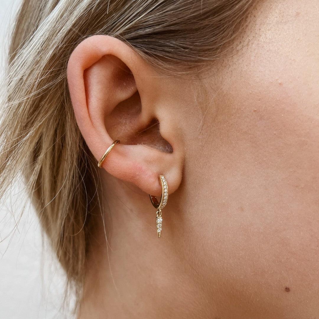 Diamond Spike Huggies - Nashelle