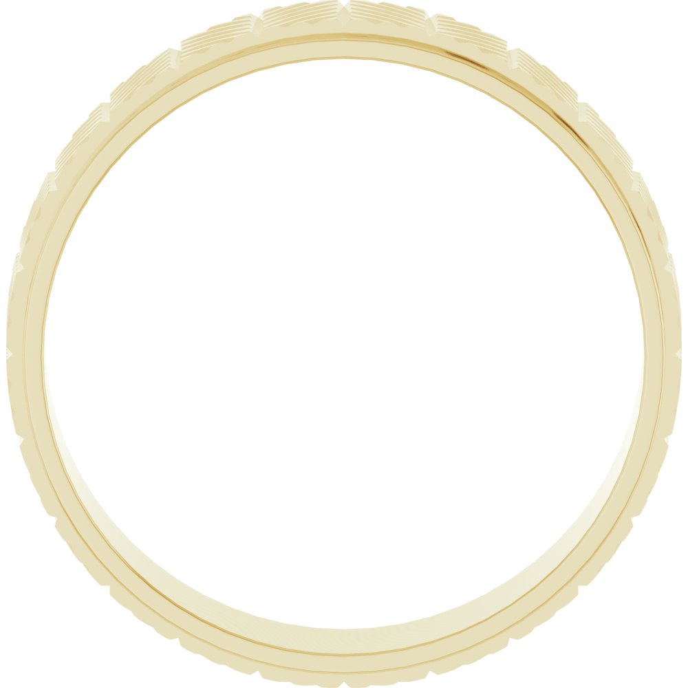 Chevron Grooved Band