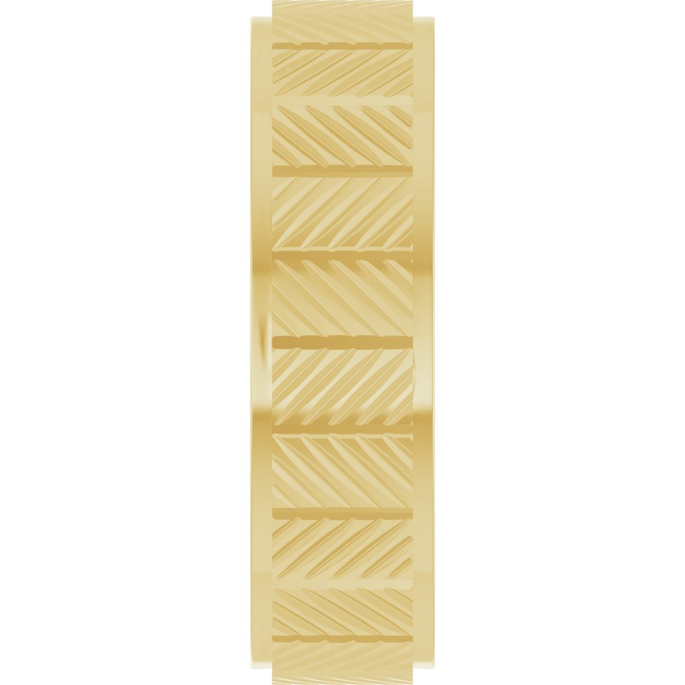 Chevron Grooved Band