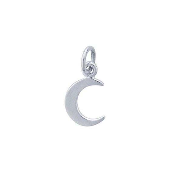 Sterling Silver Crescent Moon Charm - Nashelle