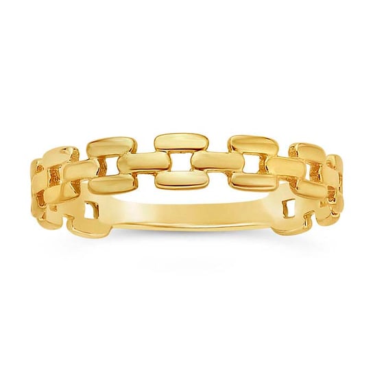 Square Chain Link Ring