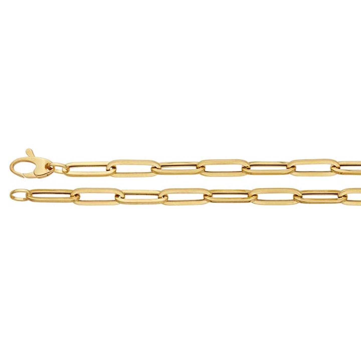 14k Hollow Flat Draw - Nashelle
