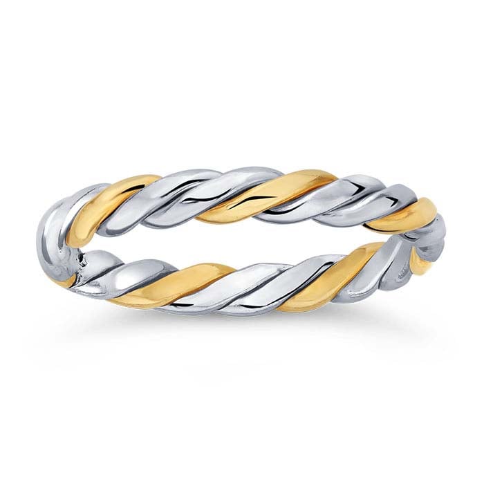 Mixed Metal Stacking Ring