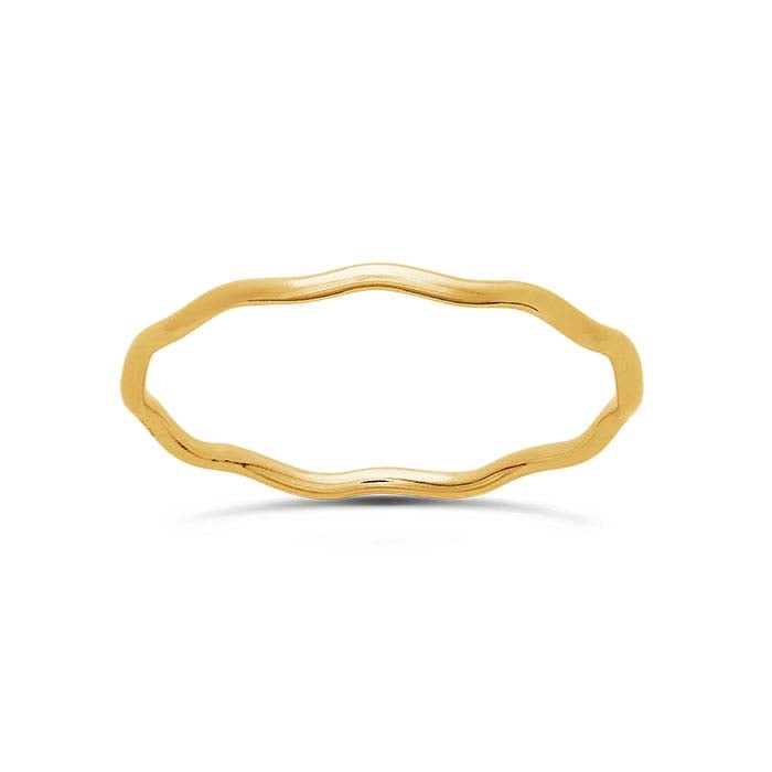 Wavy Stacking Ring