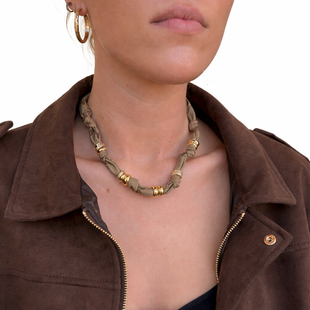 Bandana Tube Necklace