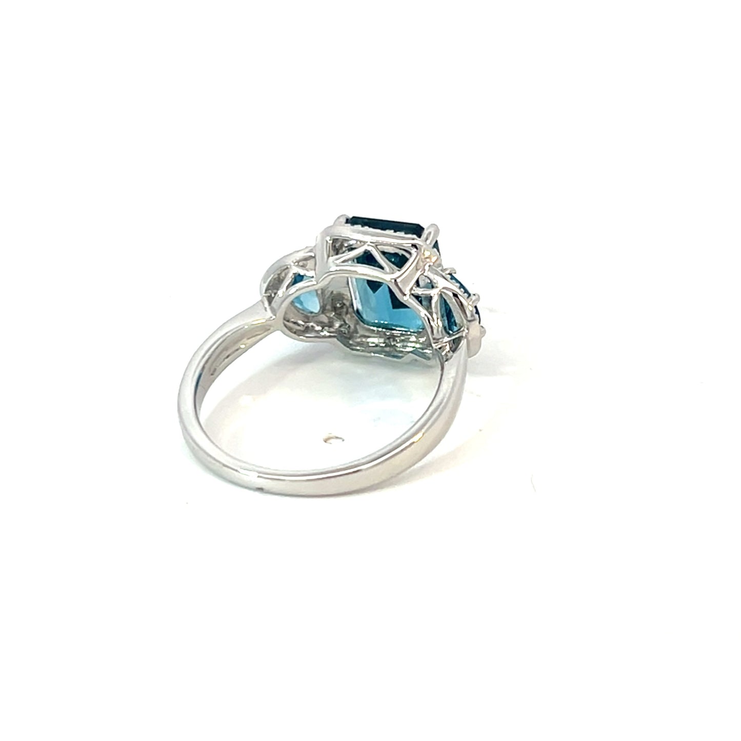 London Blue Topaz & Diamond Ring