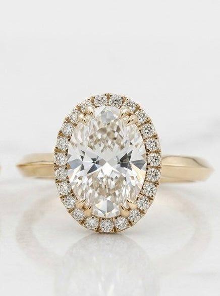 Oval Cut Diamond Ring