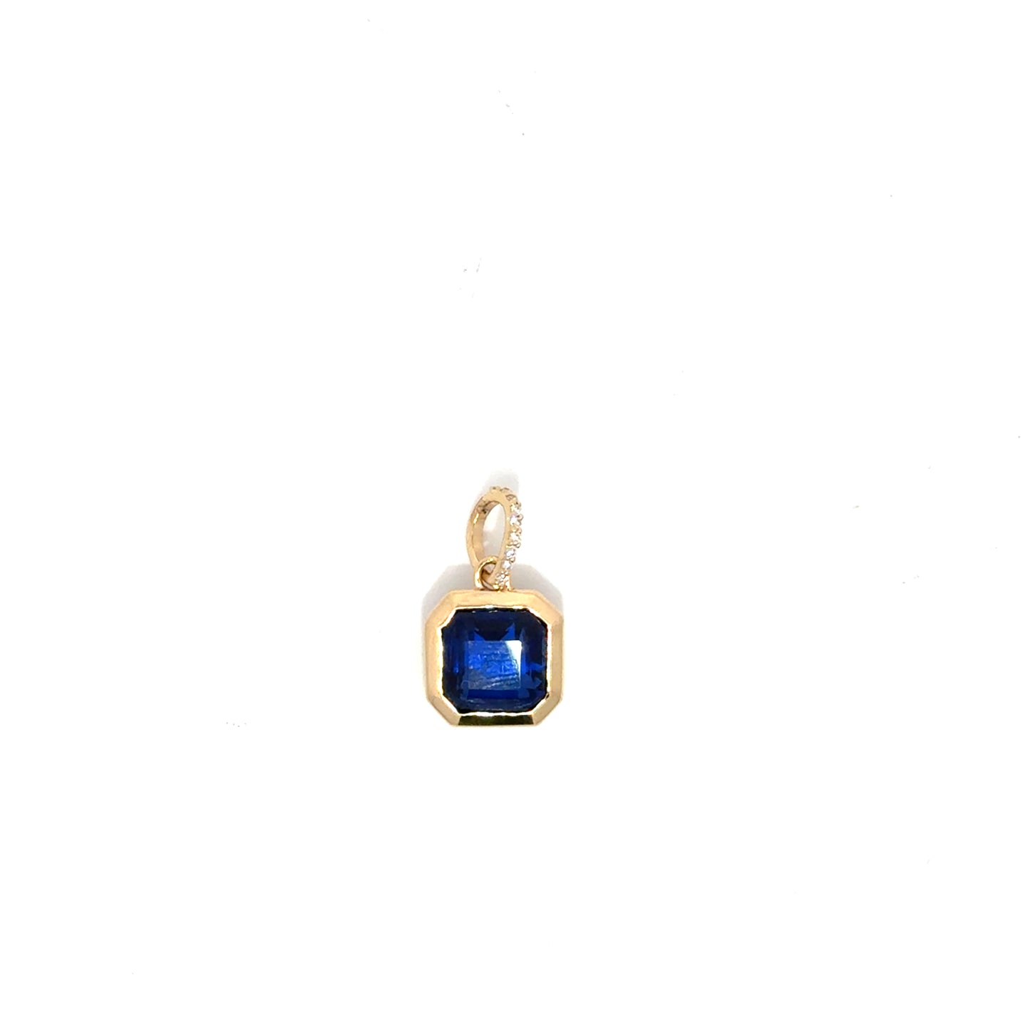 Diamond and Kyanite Charm