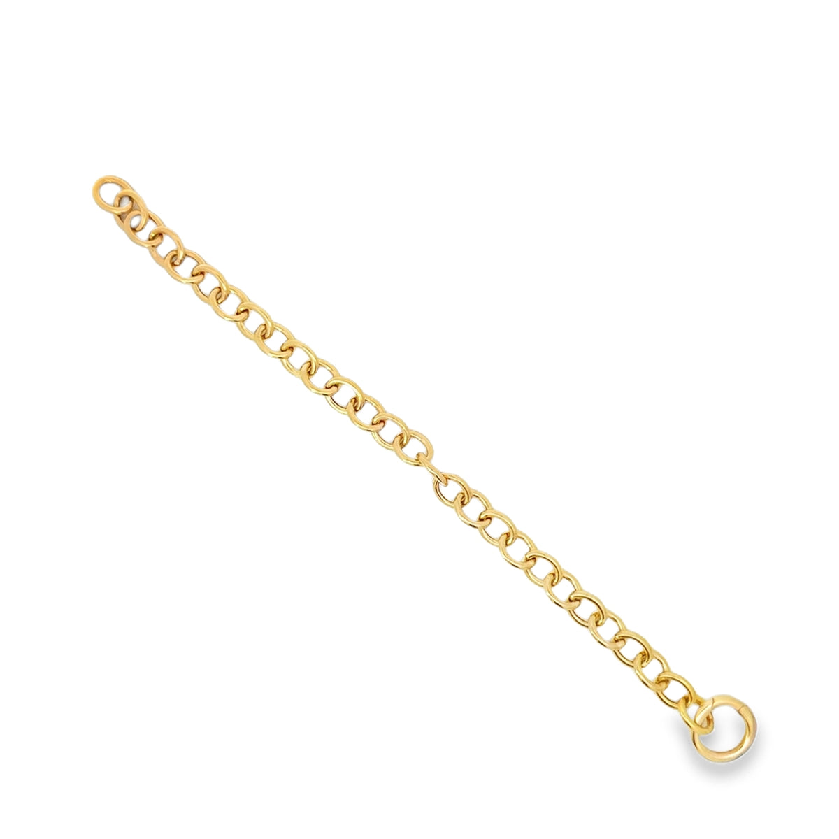 14K Gold Slim Diamond Bar Chain Bracelet