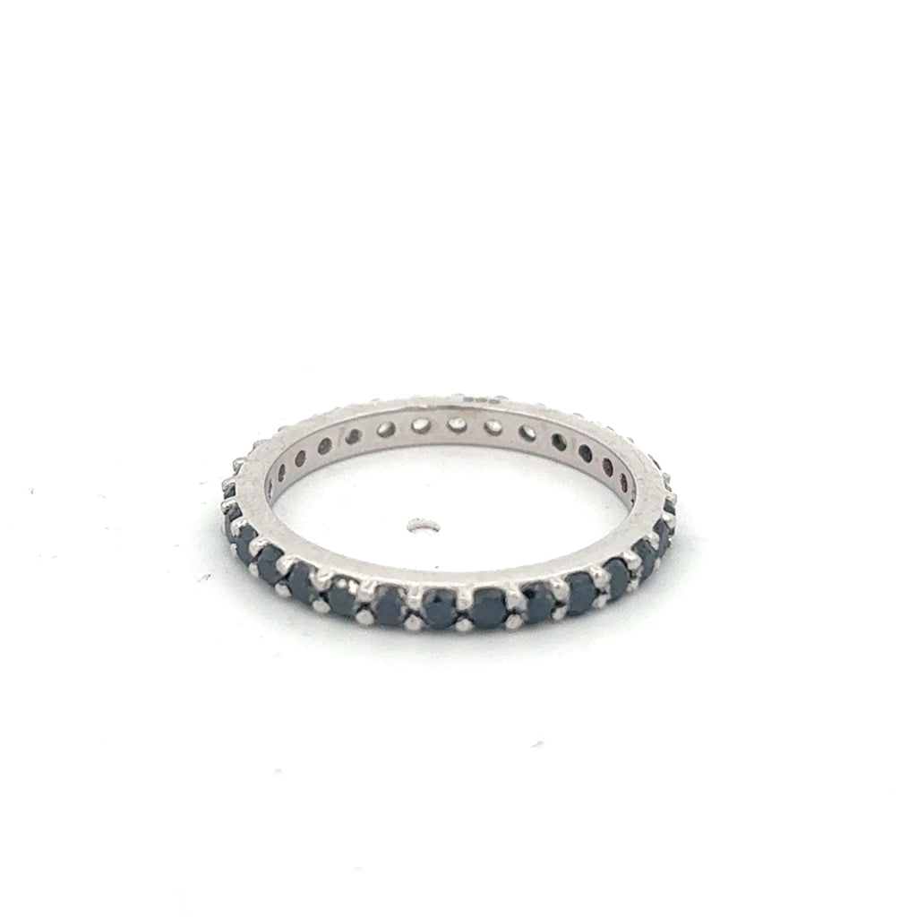 Black & White Diamond Eternity Band