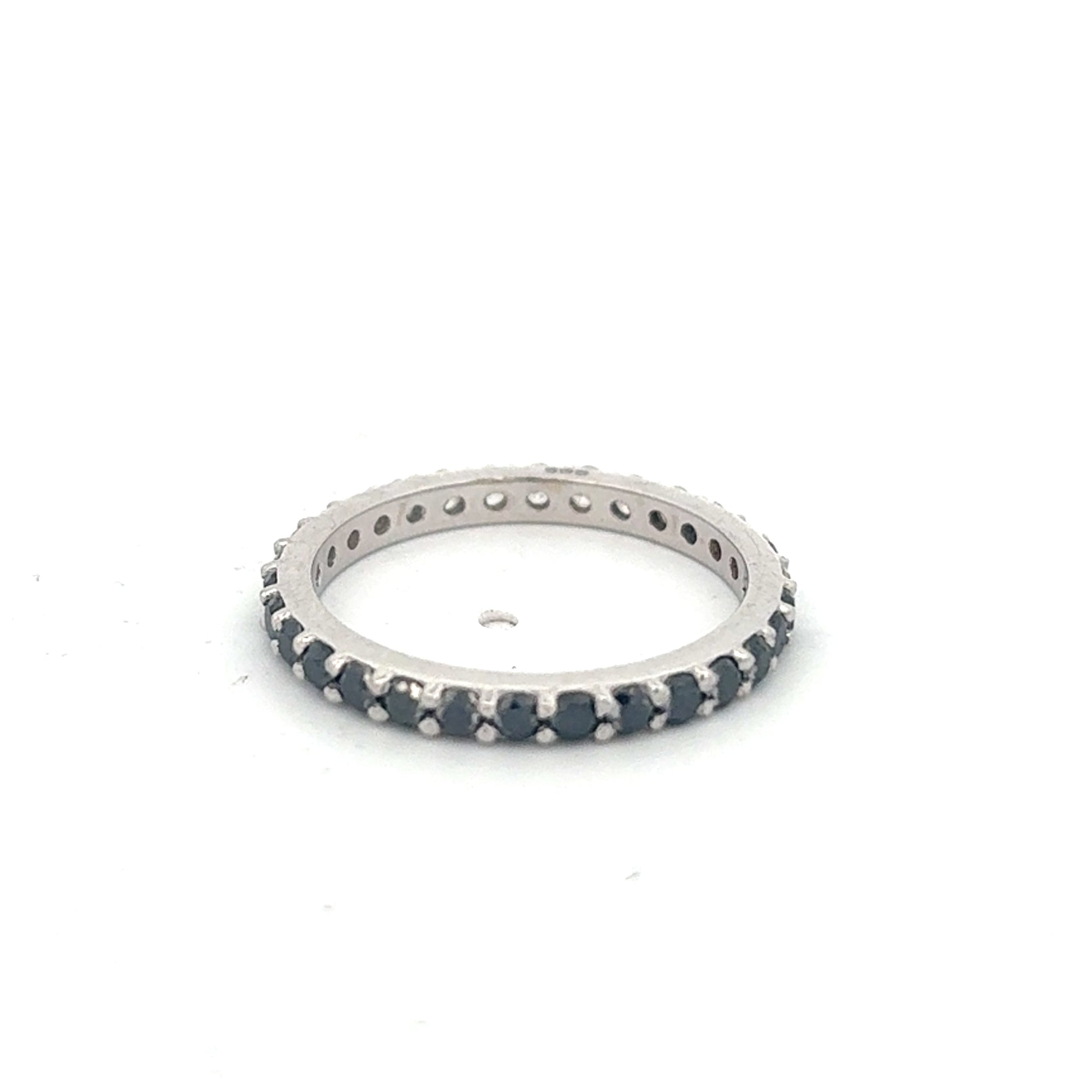 Black & White Diamond Eternity Band