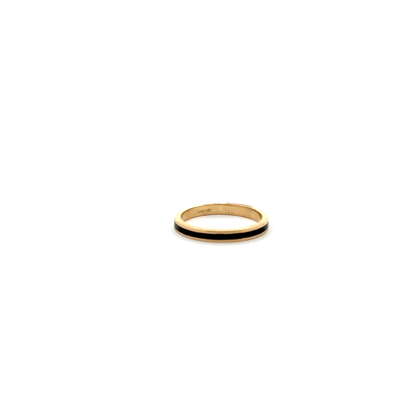 Black enamel ring