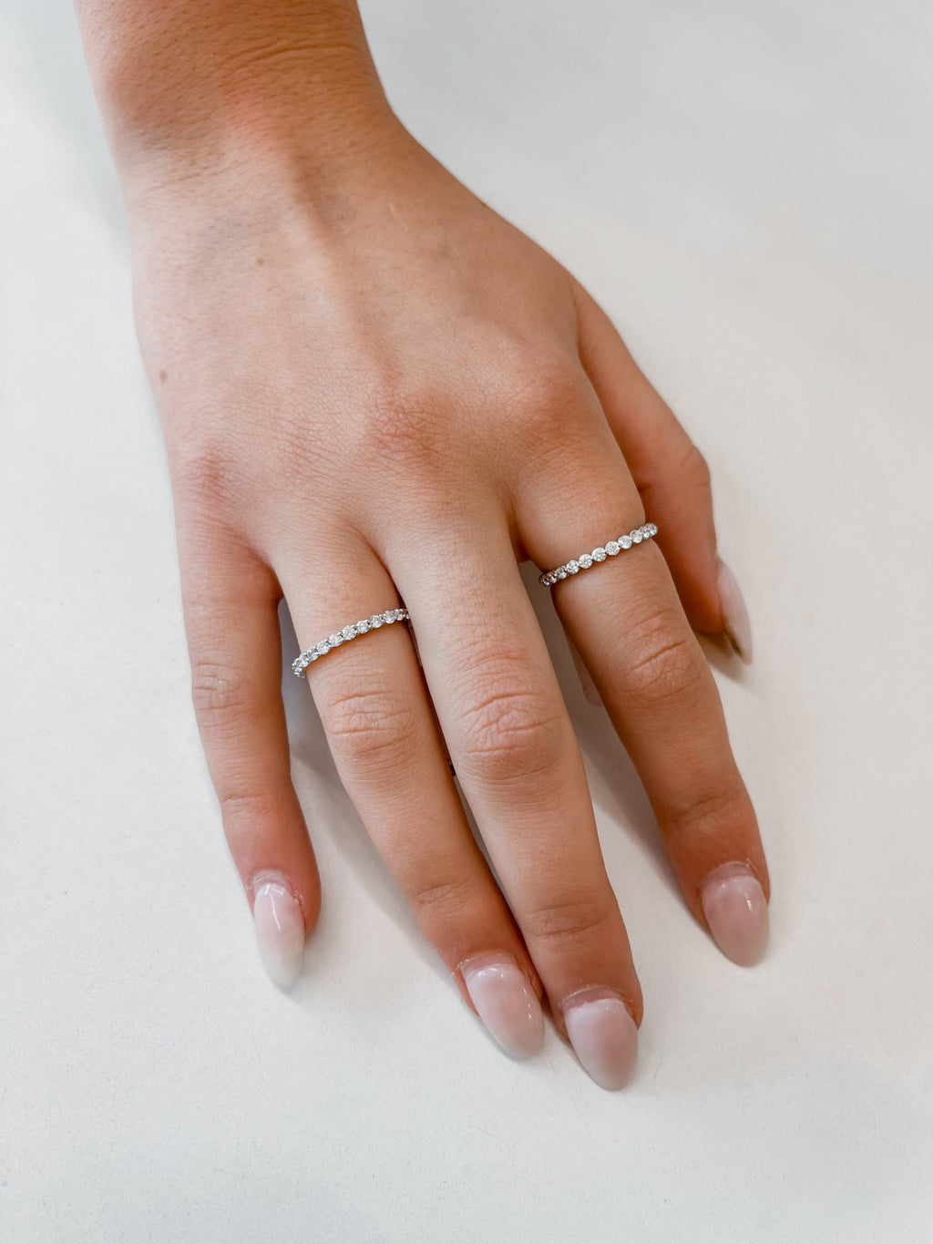 Diamond Dot Eternity Band - Nashelle