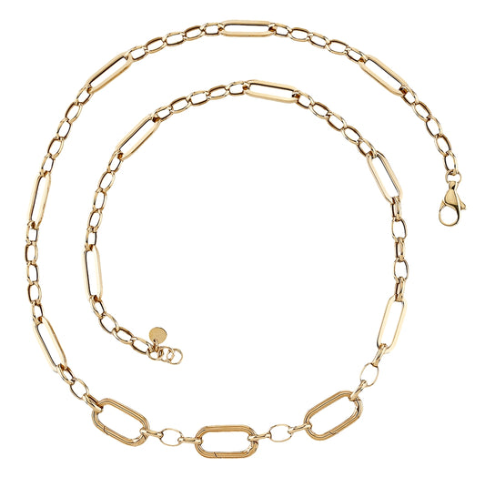 14k Large Link Charm Necklace