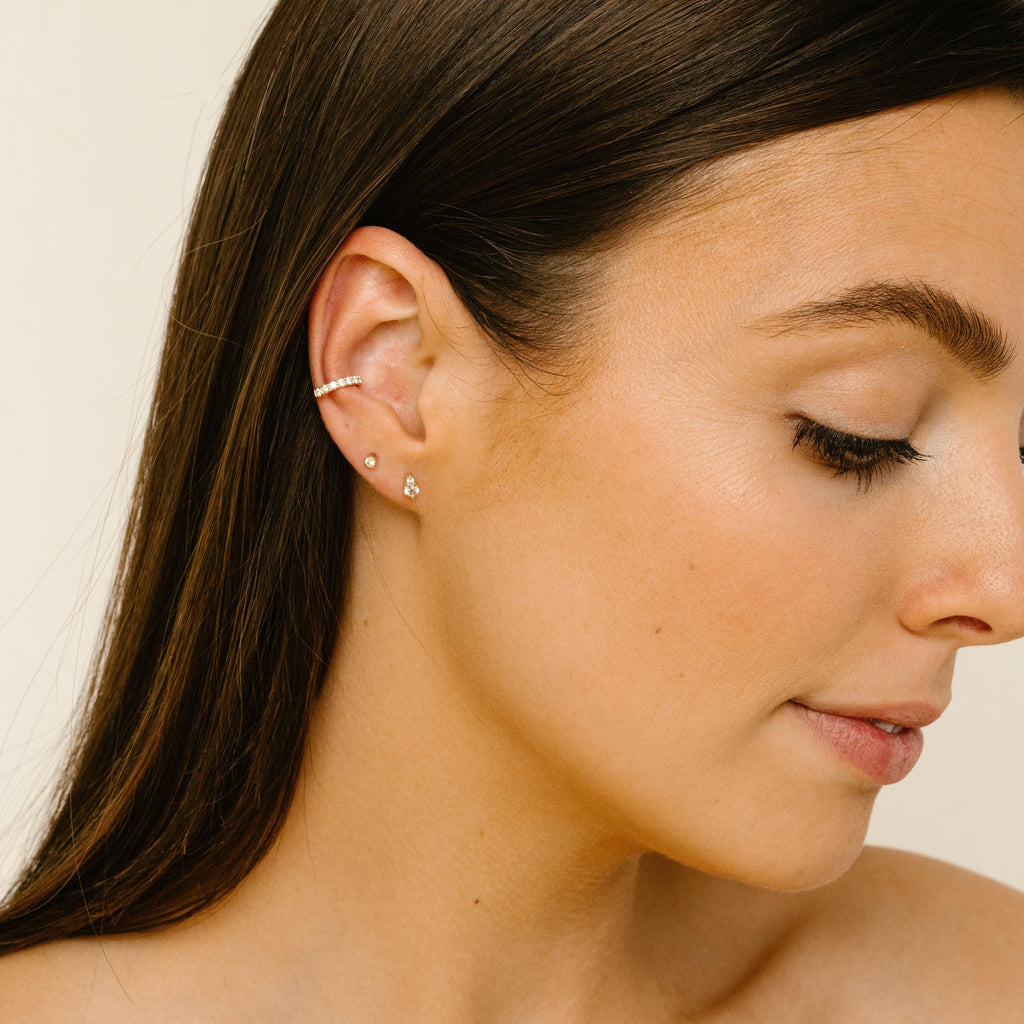 Diamond & Sapphire Studs - Nashelle