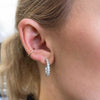Diamond Hoop Earrings - Nashelle