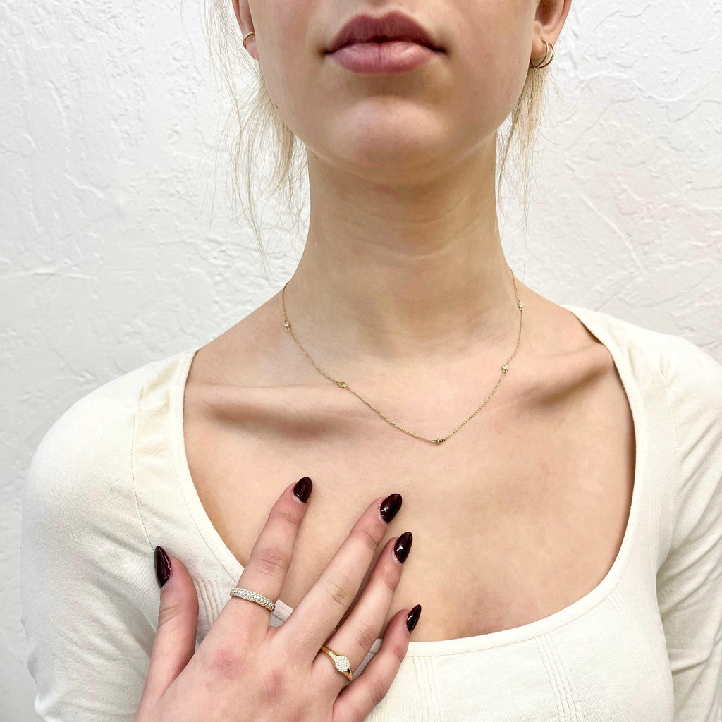 Diamond Link Necklace - Nashelle