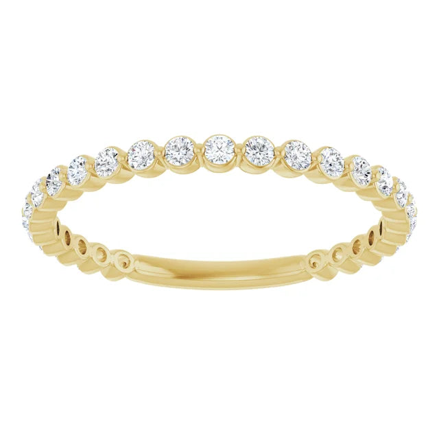 Diamond Dot Anniversary Band