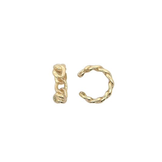 14k Woven Ear Cuff