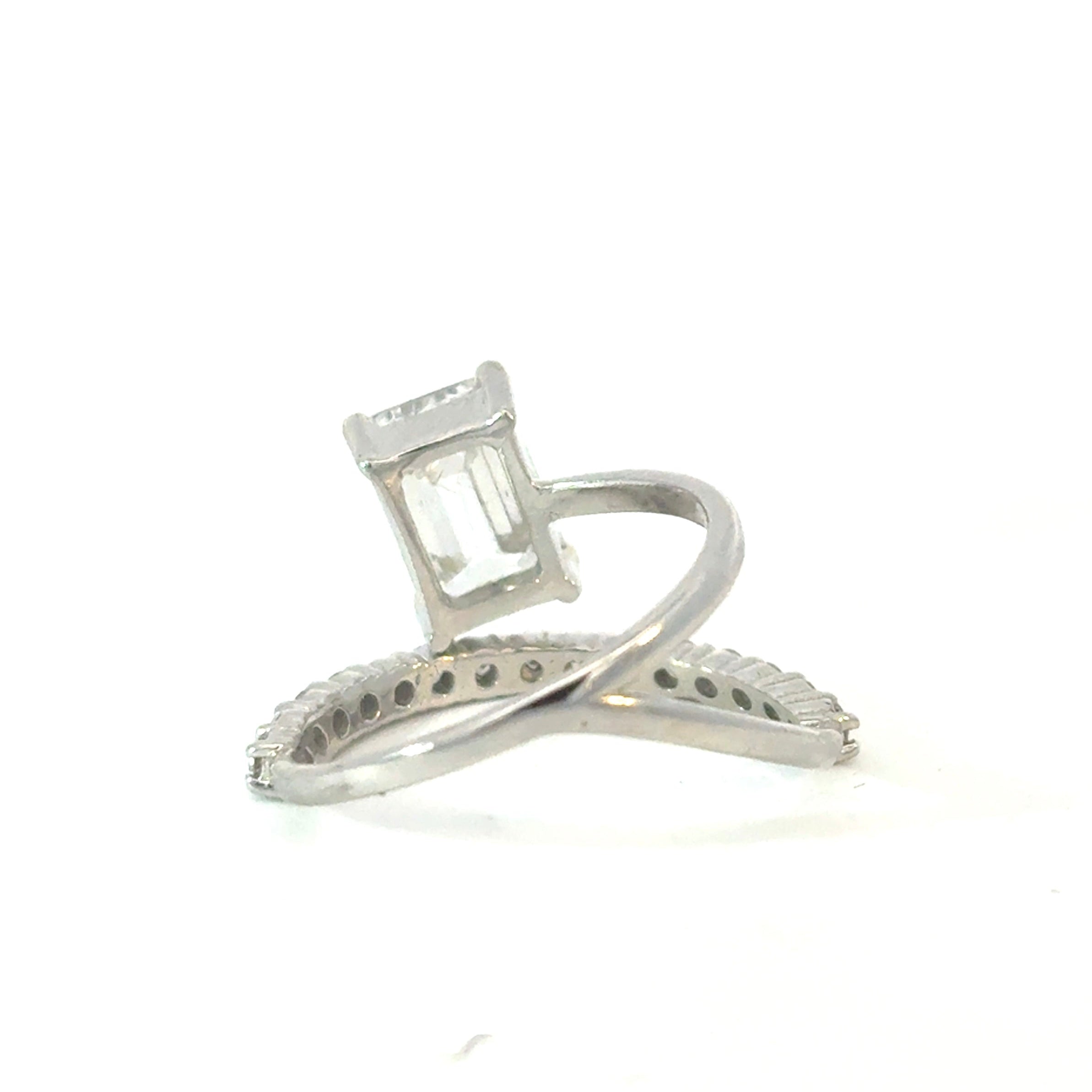 Emerald & Diamond Wrap Ring