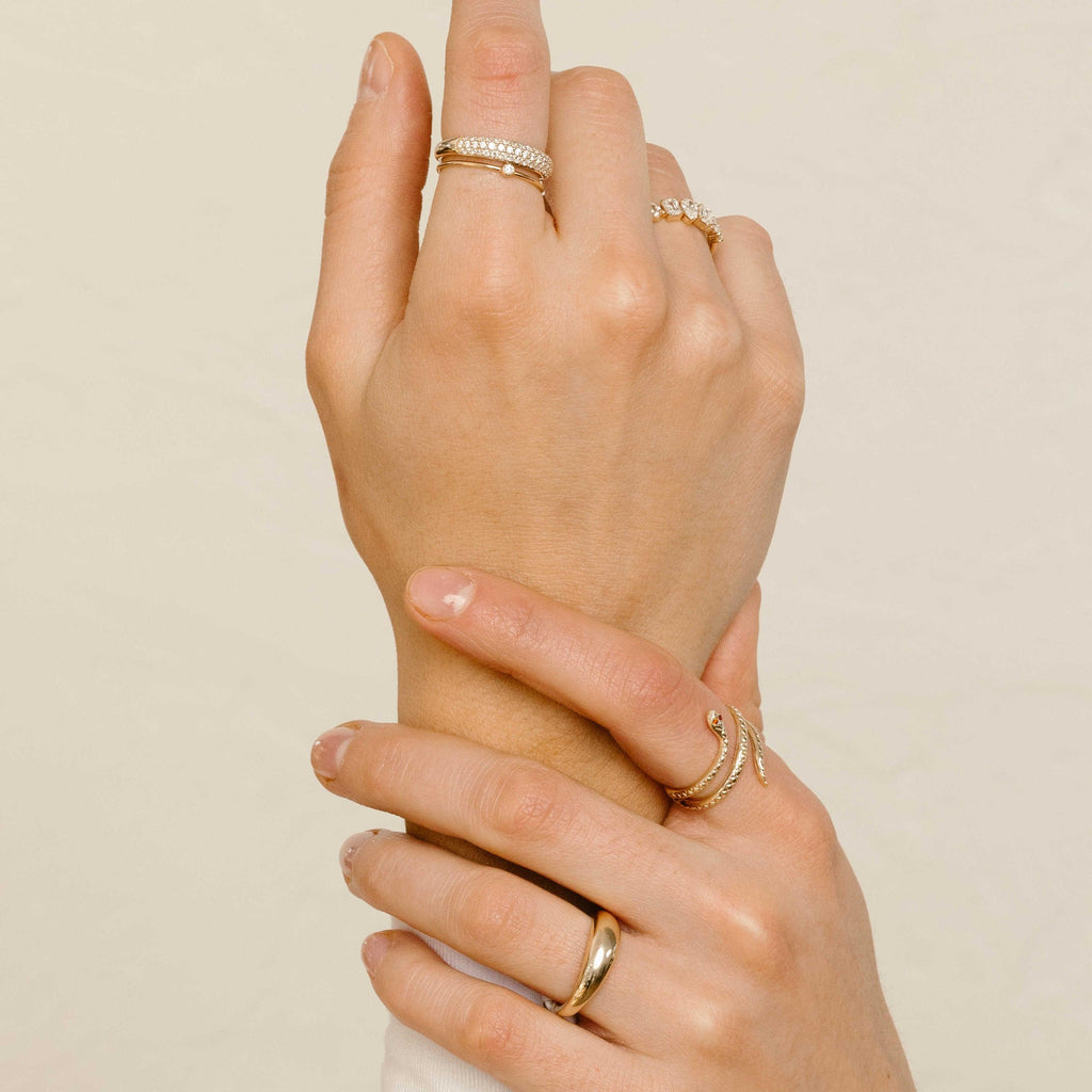 Diamond Dome Ring - Nashelle